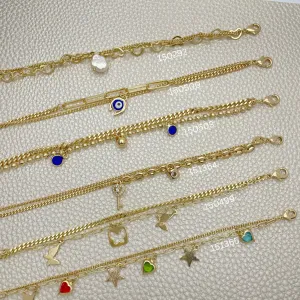 15 Double Bracelets Trendy ($6.67 each) for $100 Gold Layered