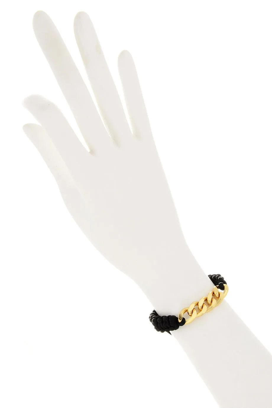 ALBERTO GALLETI NOEMI Black Chain Bracelet