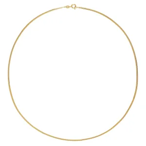 Alexa Leigh - 17" Mini Snake Necklace in Yellow Gold