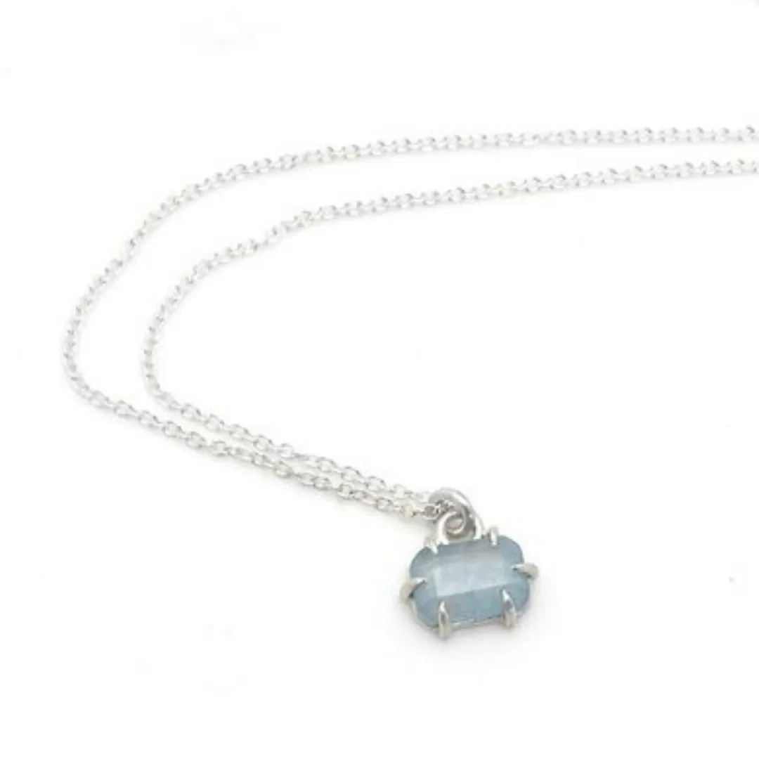 Aquamarine Prism Necklace