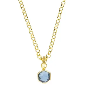 Betty Carre Tanzanite Blue Necklace