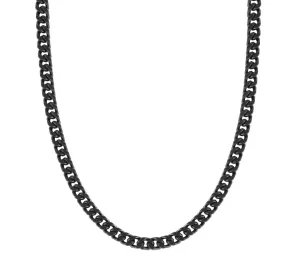 Beyond Matte Black Curb Necklace