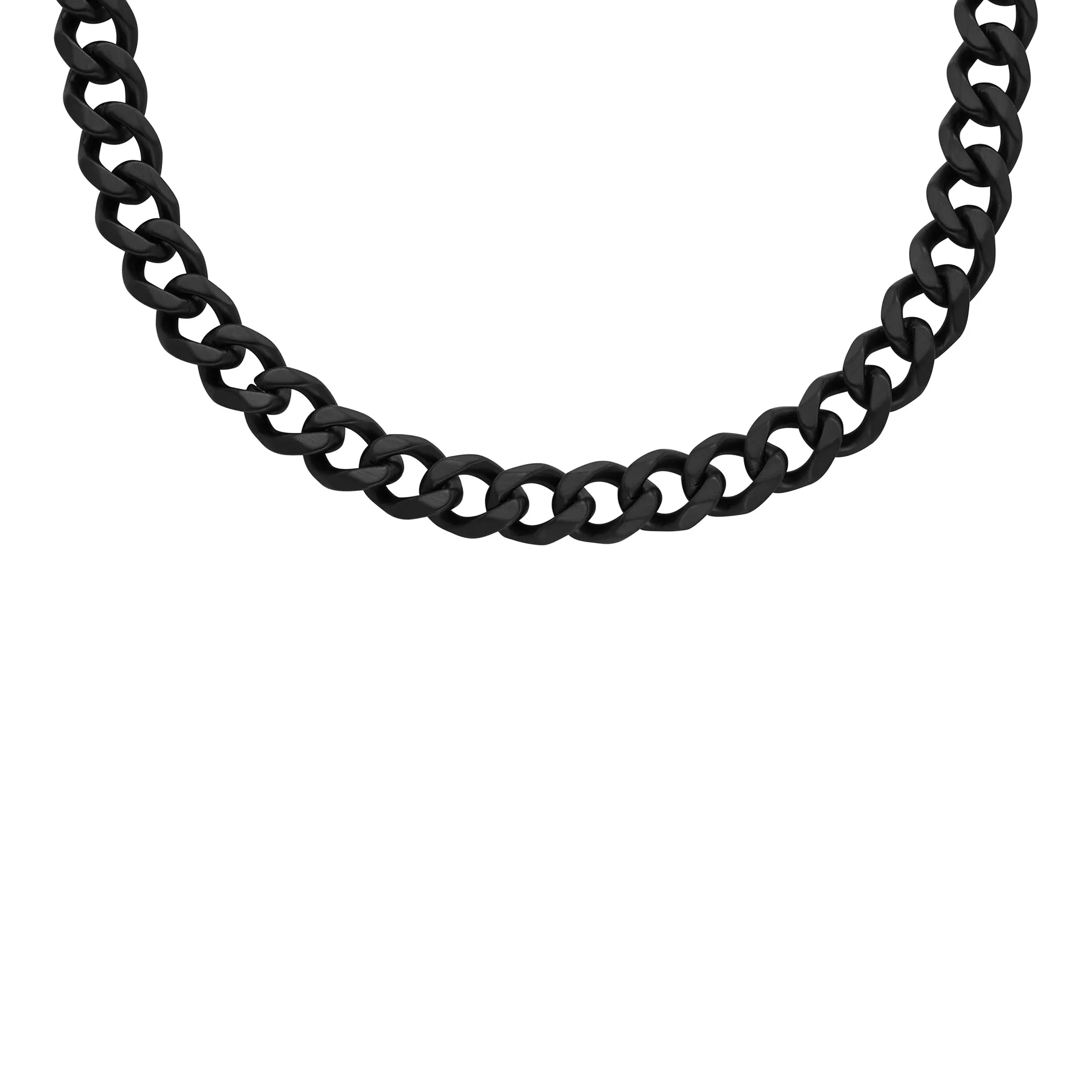 Bold Chains Black Stainless Steel Chain Necklace