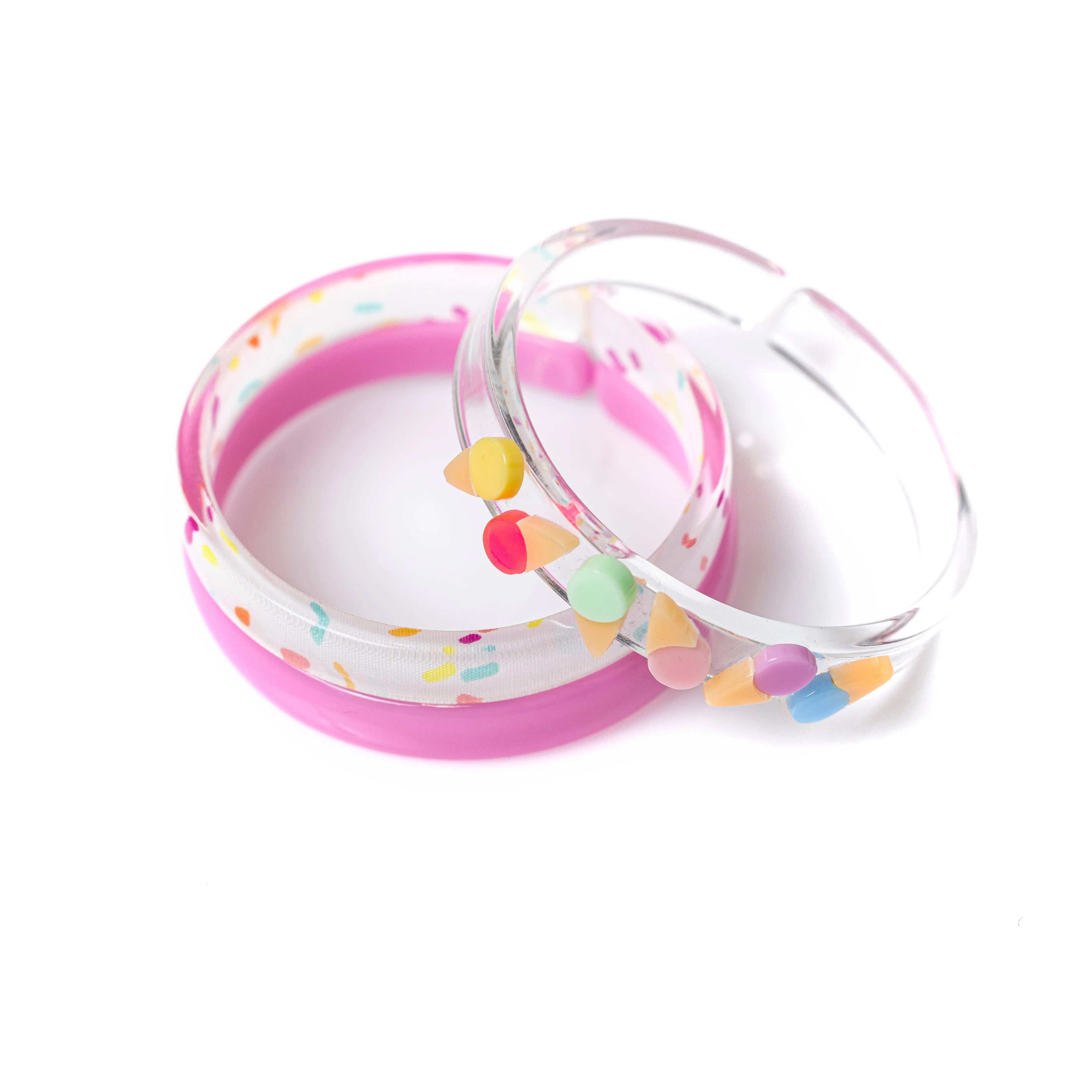 Bracelets| Ice Cream Sprinkles Bangle Set | Lilies & Roses NY