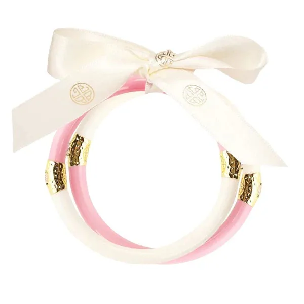 BuDhaGirl Yin Yang Pink Bangles