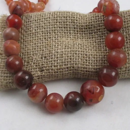 Carnelian Gemstone Beaded Necklace