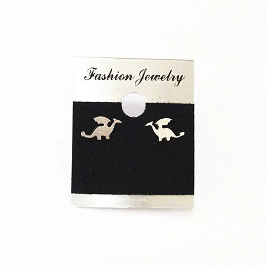 Charms Tiny Animal Dinosaur Stud Earrings