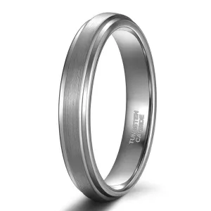 Classic 4mm Tungsten Men's Wedding Band