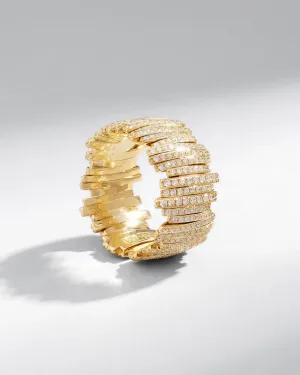 Classic Gold Full Pave Milli Band