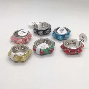 Colorful Stone Rings