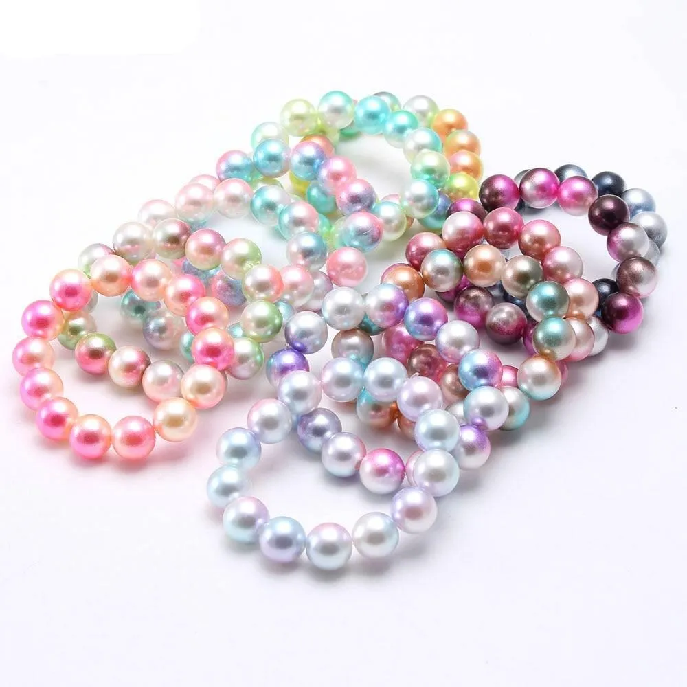 Cute Baby Girls Pearl Beads Bracelets