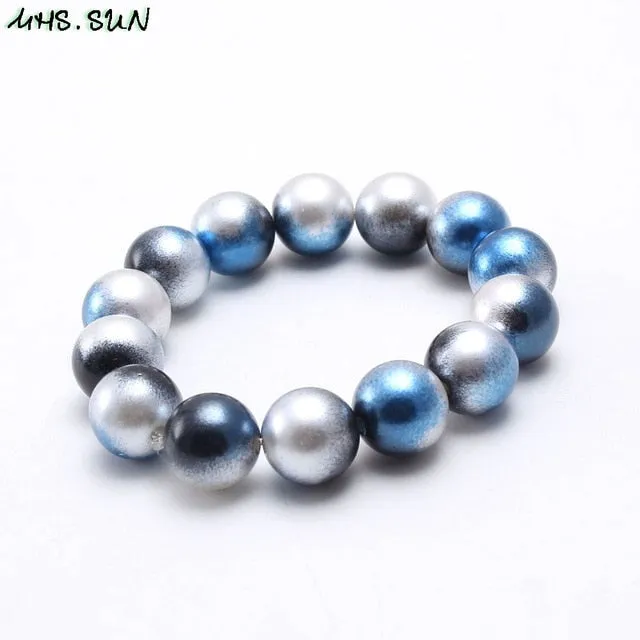 Cute Baby Girls Pearl Beads Bracelets