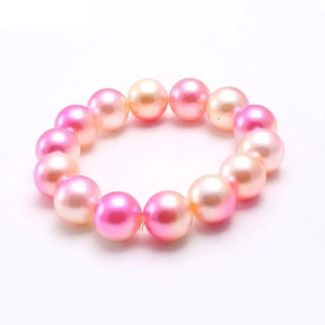 Cute Baby Girls Pearl Beads Bracelets