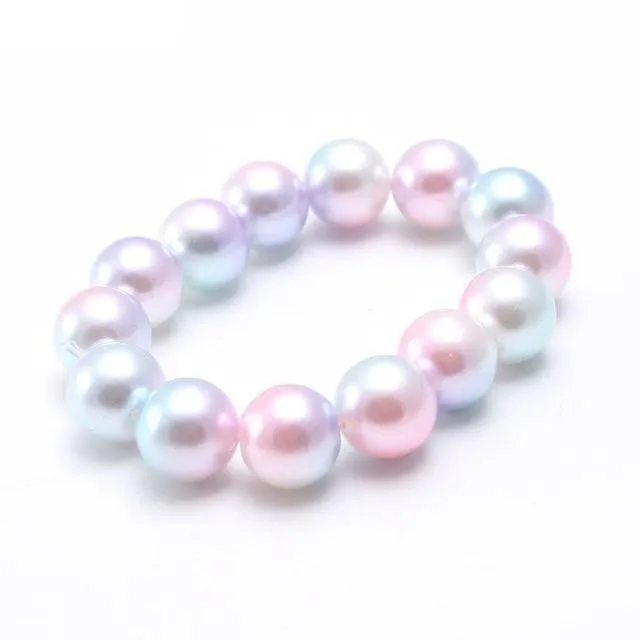 Cute Baby Girls Pearl Beads Bracelets