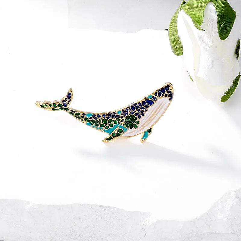 Dolphin Sea Fish Brooch Pins