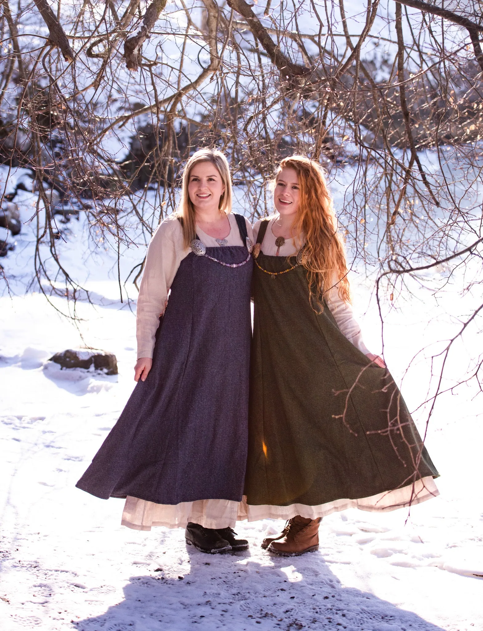 Draum Viking Apron Dress