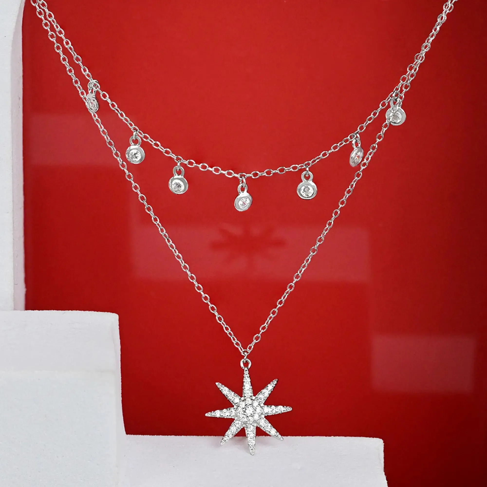 Enigmatic Eight Star Necklace