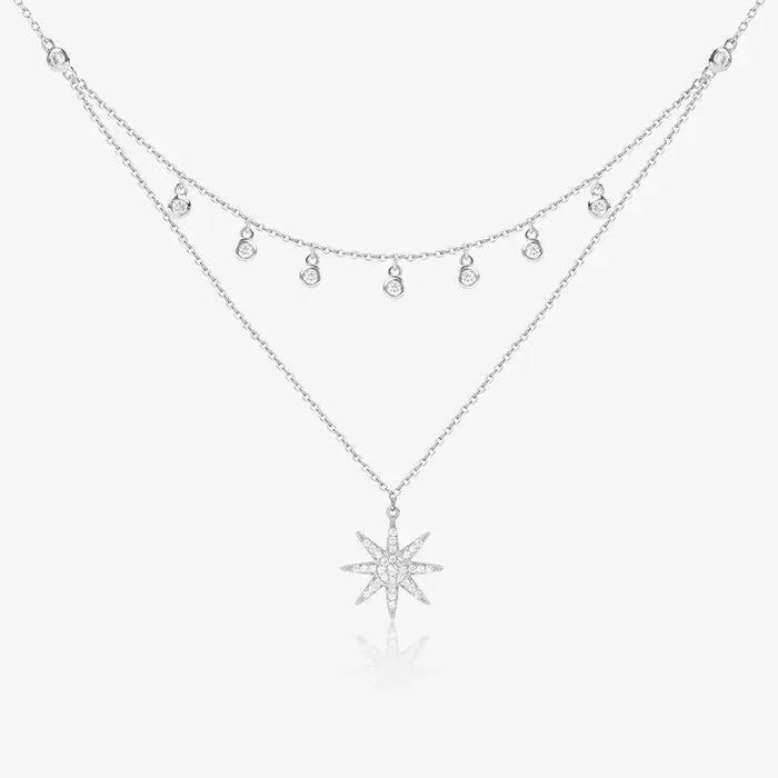 Enigmatic Eight Star Necklace