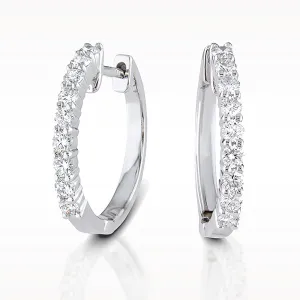 Eternal 0.53ct Diamond White Gold Earrings