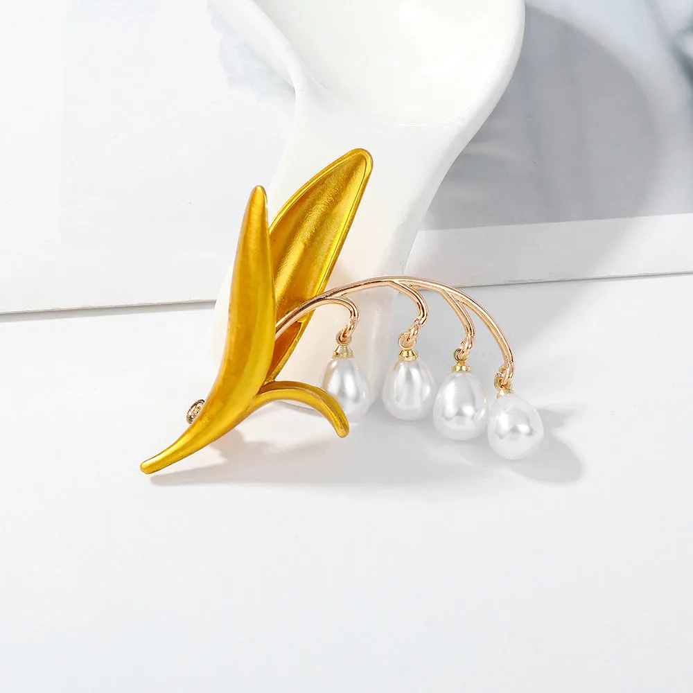 Fashion Jewelry Leaf Designer Brooches