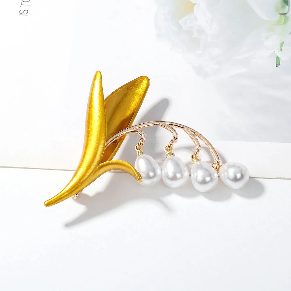 Fashion Jewelry Leaf Designer Brooches