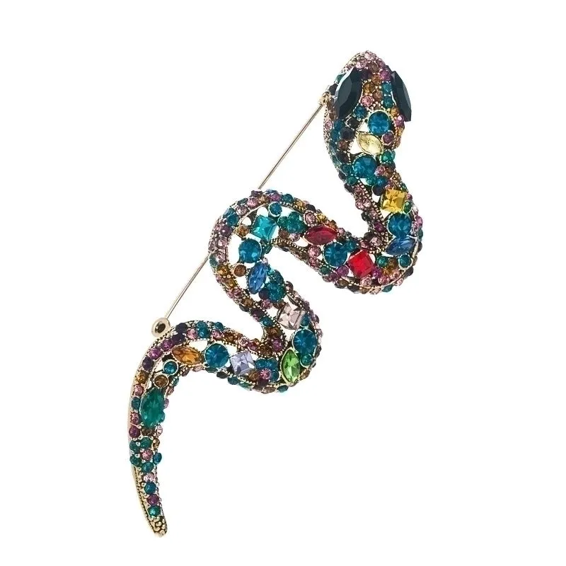 Fashion Pin Animal Alloy Diamond Artificial Gemstones Women'S Brooches