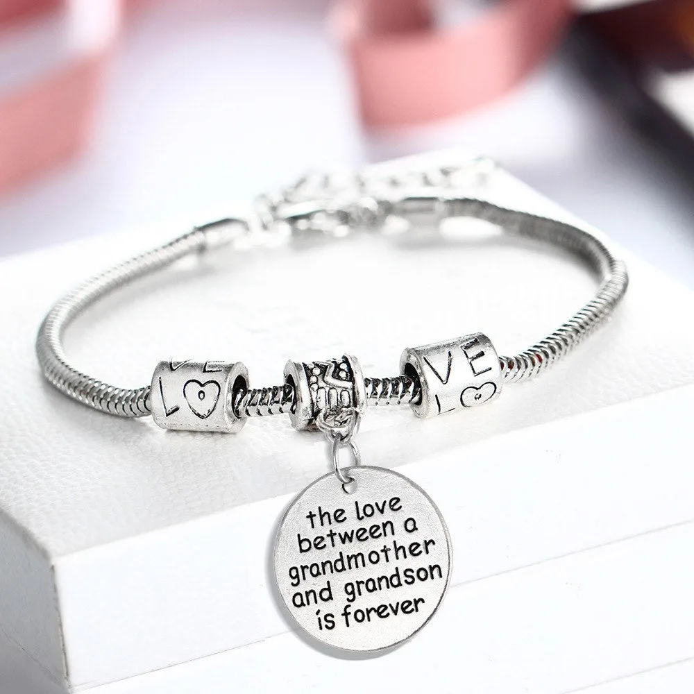 FREE  Love Between Grandmother And Grandson Bracelet