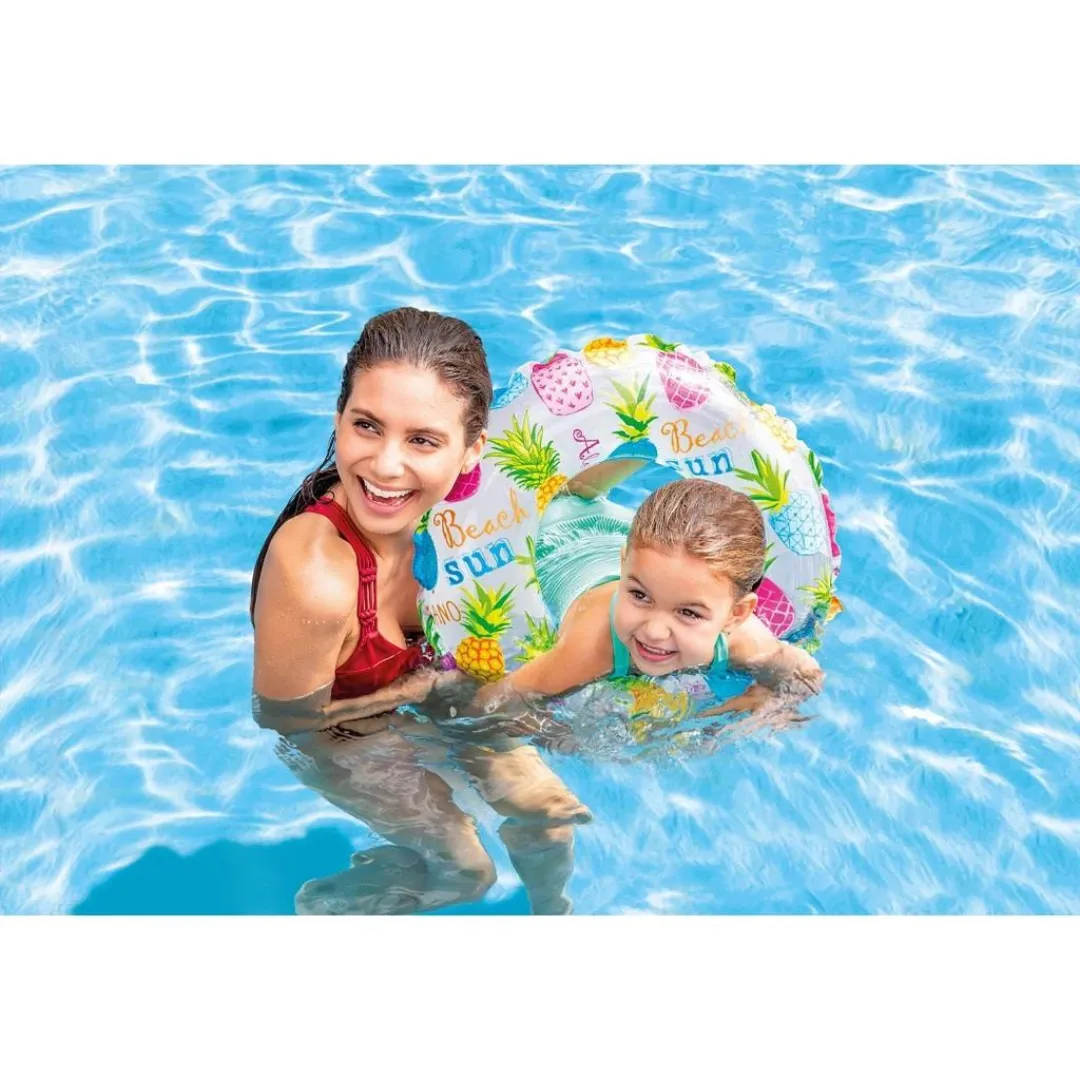 Intex 24in Lively Print Swim Rings IT 59241NP (random print) (6-10yrs)