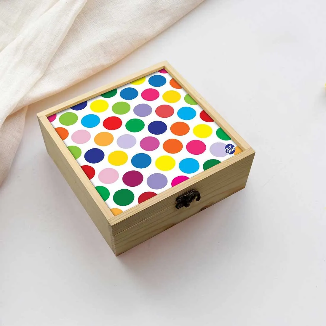 Jewellery Box Makepup Organizer -  Colorful Dots