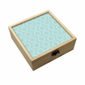 Jewellery Box Makepup Organizer -  Designer Blue Patterns