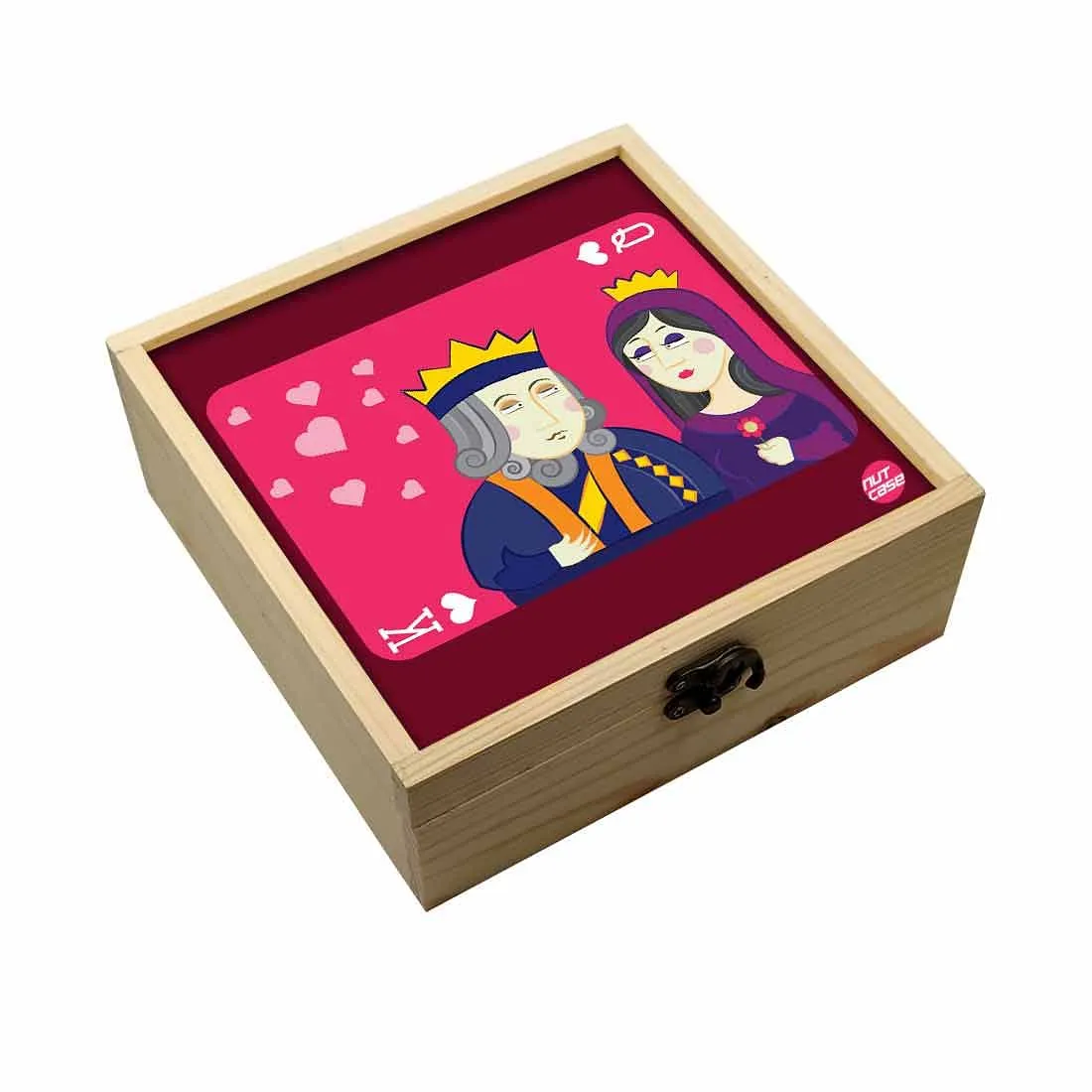 Jewellery Box Makepup Organizer -  King And Queen