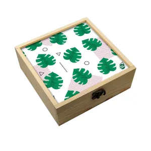 Jewellery Box Makepup Organizer -  Monstera Hipster