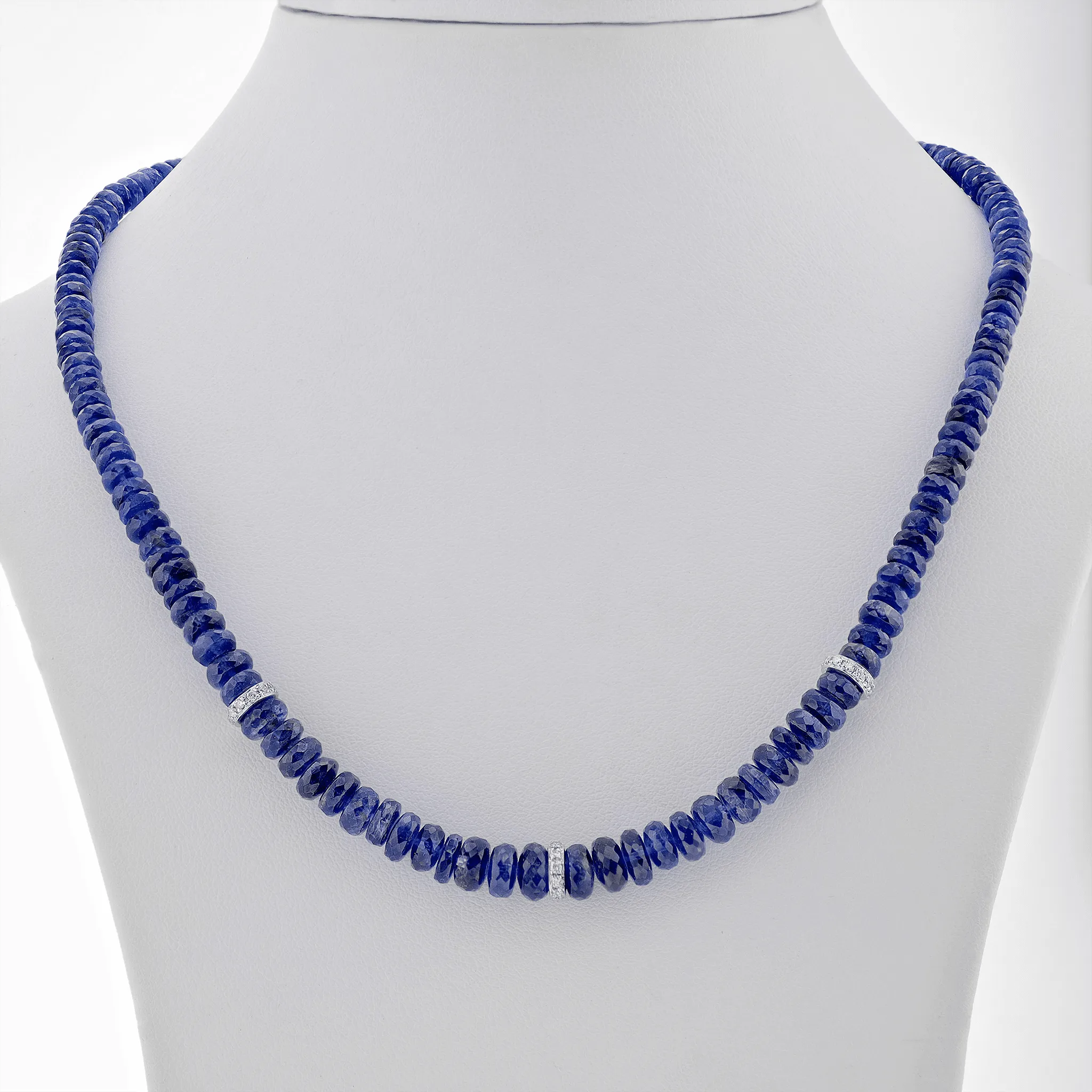 Kyanite Bead Necklace