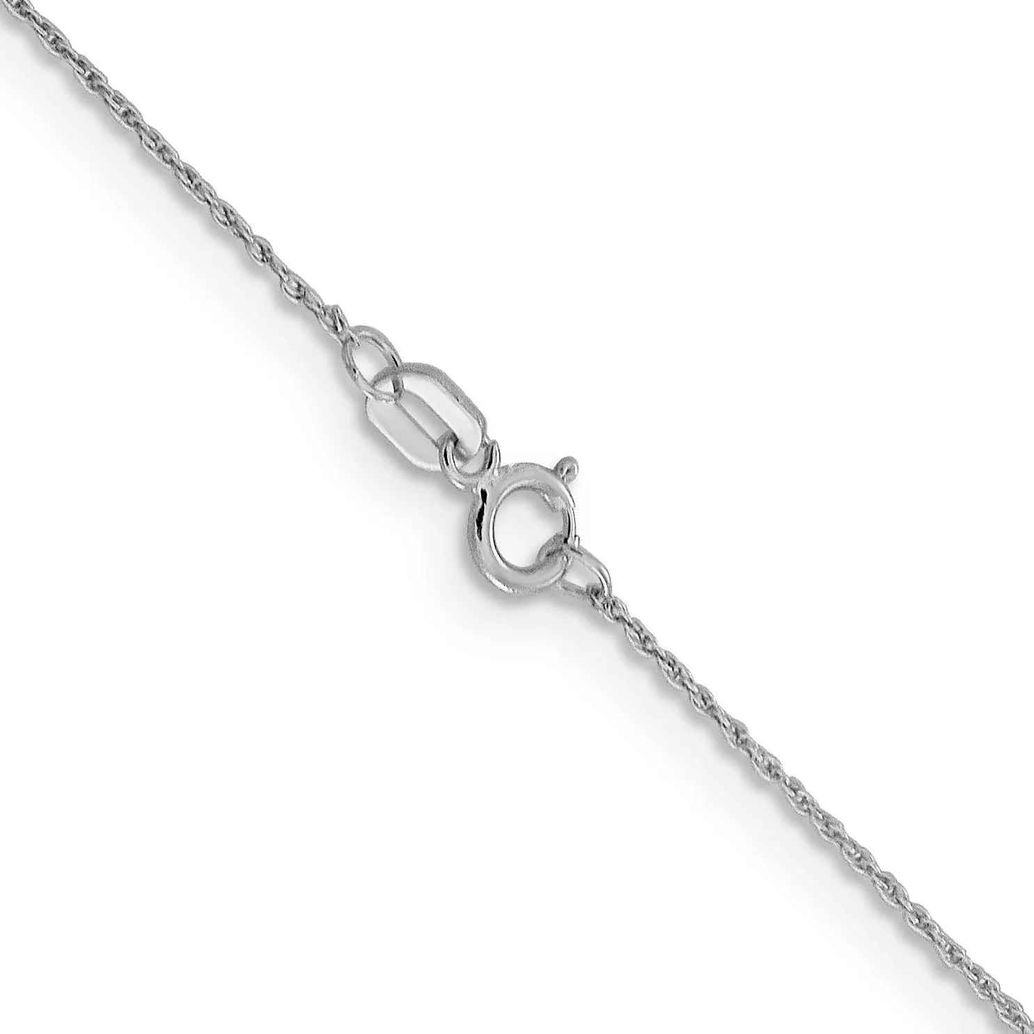 Leslie 14K White Gold .8 mm wide Pendant Rope