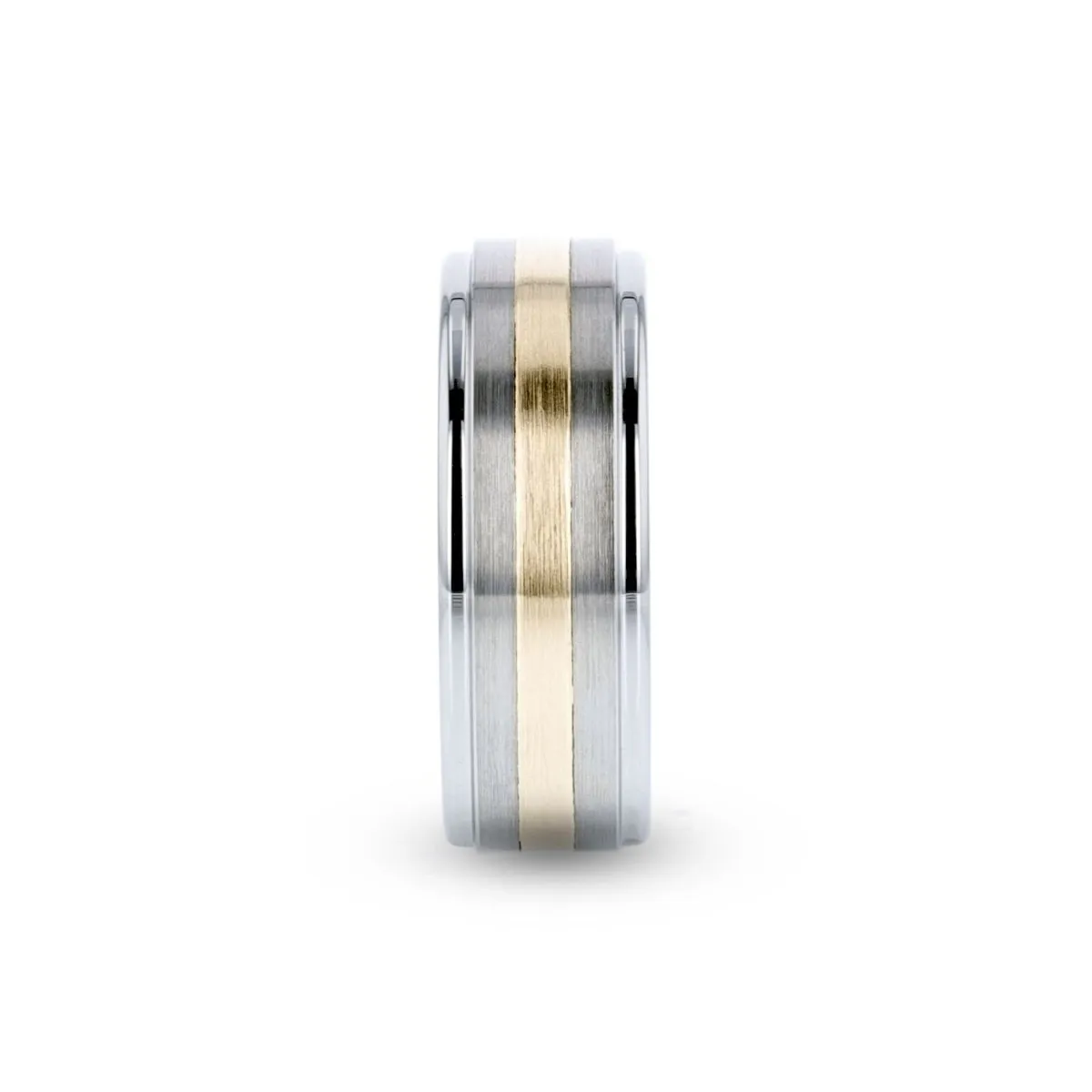 LONDON | Tungsten Ring Gold Inlay