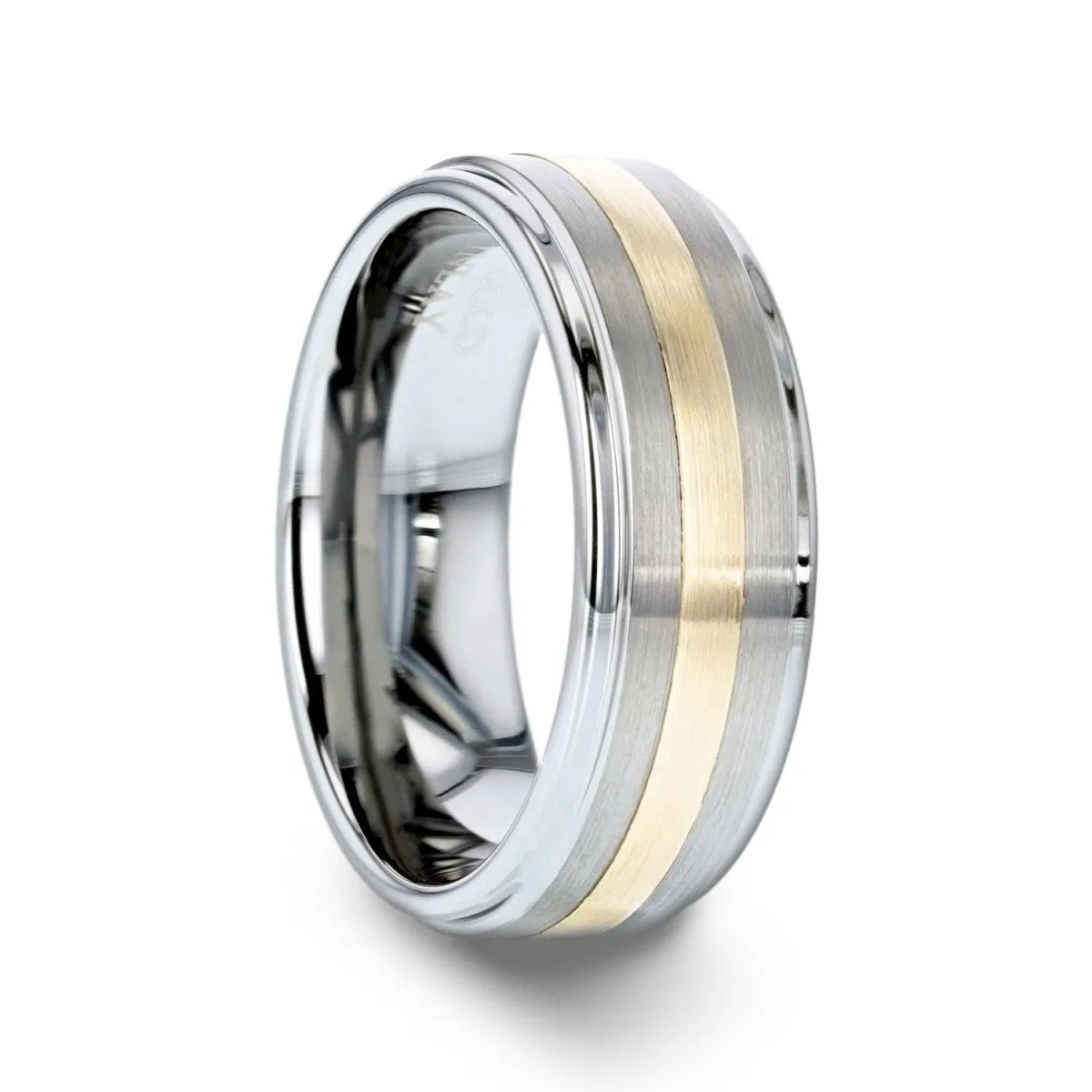 LONDON | Tungsten Ring Gold Inlay