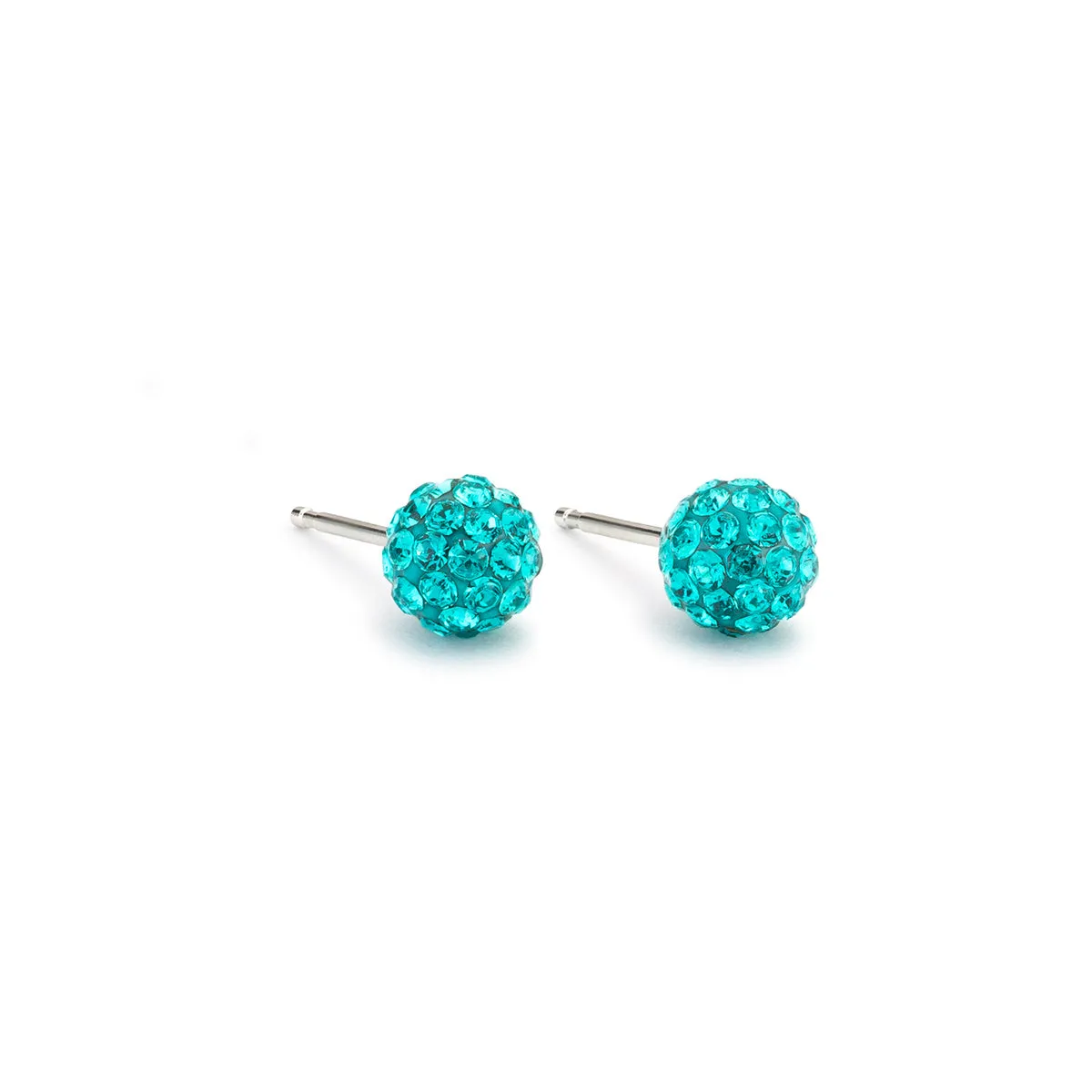 Medium Turquoise Pave Earrings