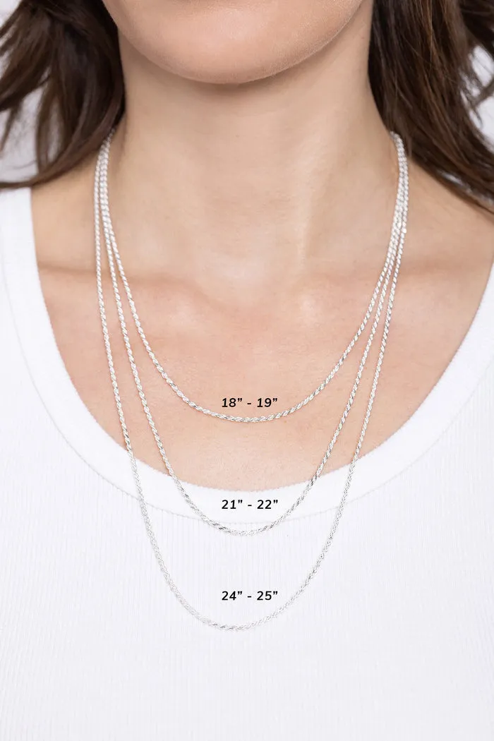 Miranda Frye Jewelry Kate Chain Necklace in Silver