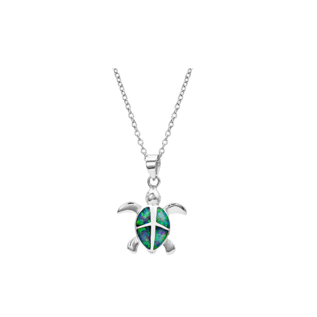 Montana Women's Turtle Love Pendant Necklace