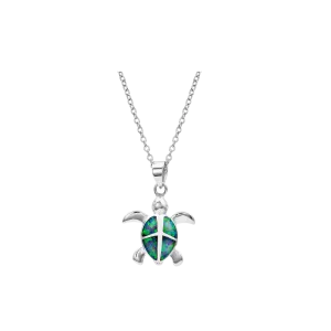 Montana Women's Turtle Love Pendant Necklace