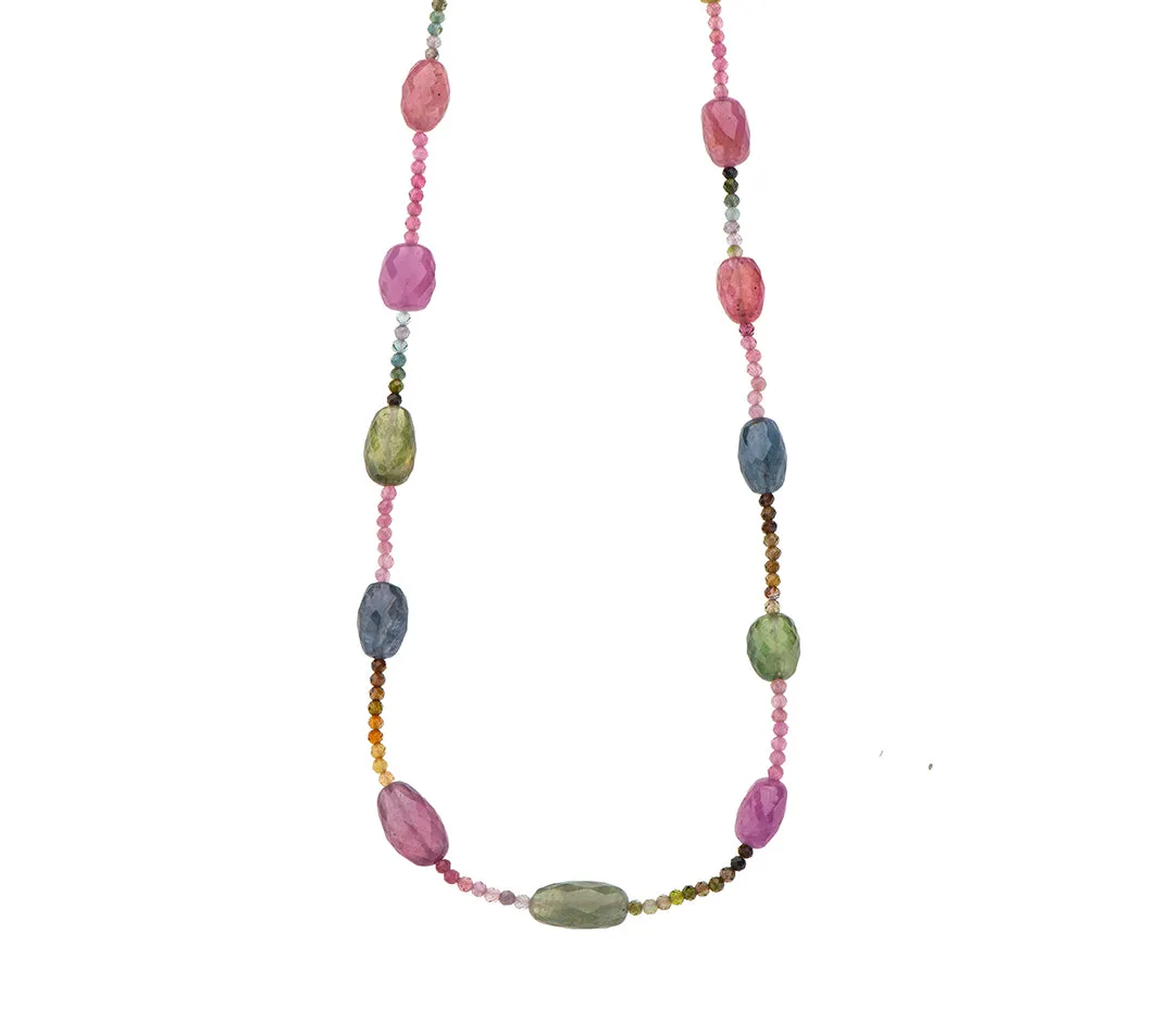 Nava Zahavi Multi Color Tourmaline Necklace