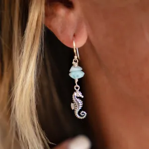 Ocean Larimar Seahorse Drops