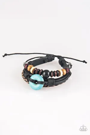 Paparazzi Bracelet ~ All Out Adventure - Black