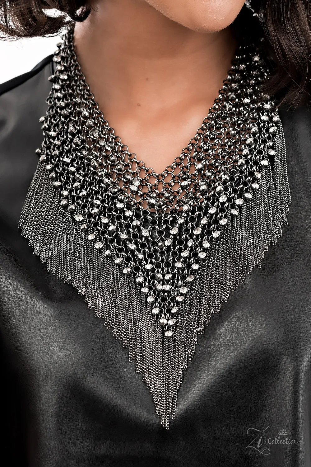 Paparazzi Impulsive 2021 Zi Collection Gunmetal Necklace