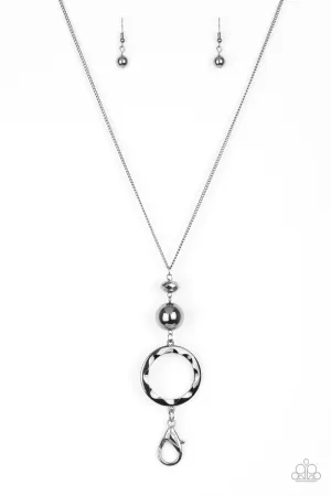 Paparazzi Necklace ~ Bold Balancing Act - Black