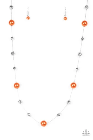 Paparazzi Necklace ~ Eloquently Eloquent - Orange