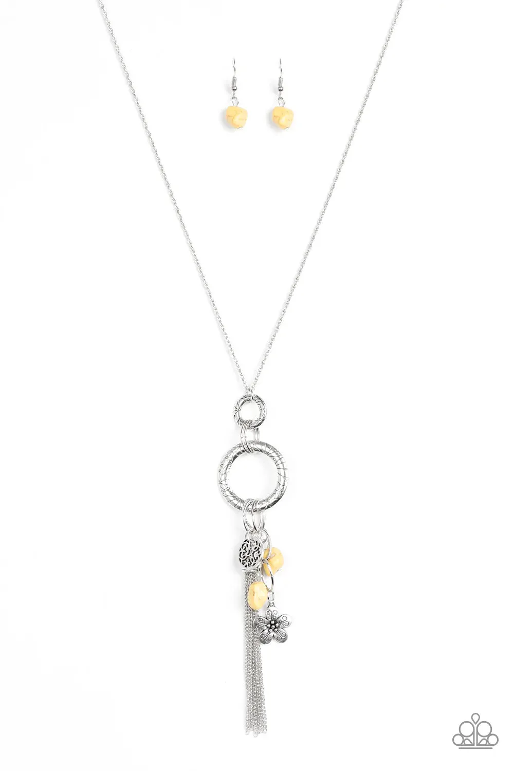 Paparazzi Necklace ~ Tour de Desert - Yellow