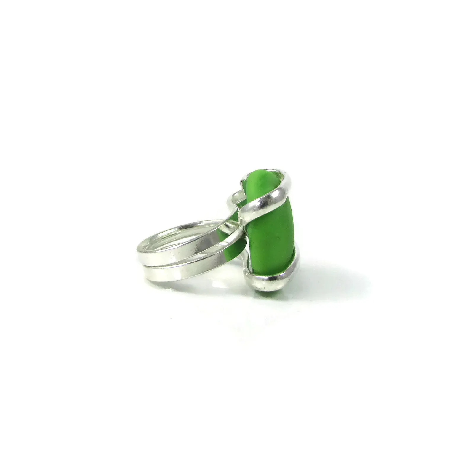 Parallel Ring - Green Matte