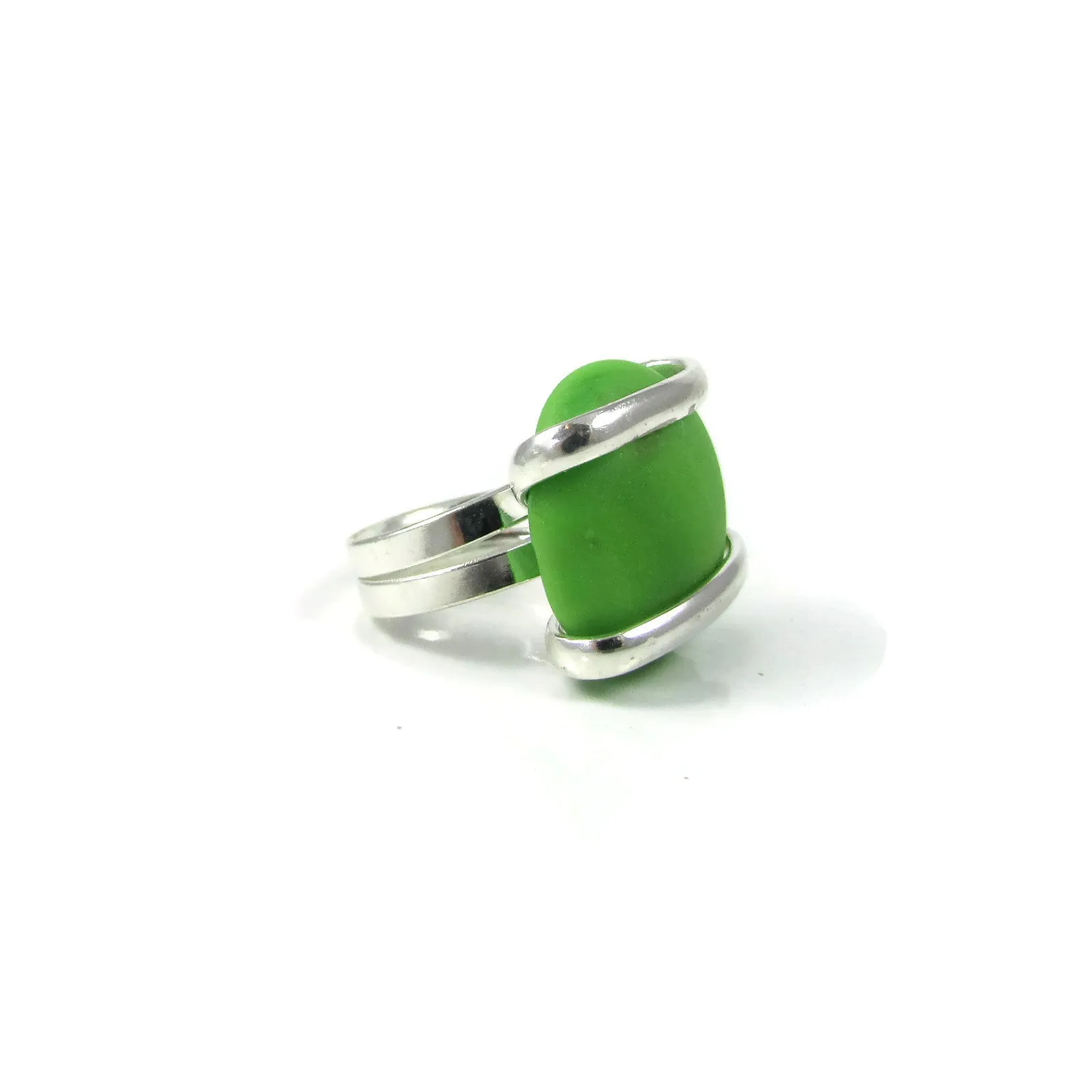 Parallel Ring - Green Matte