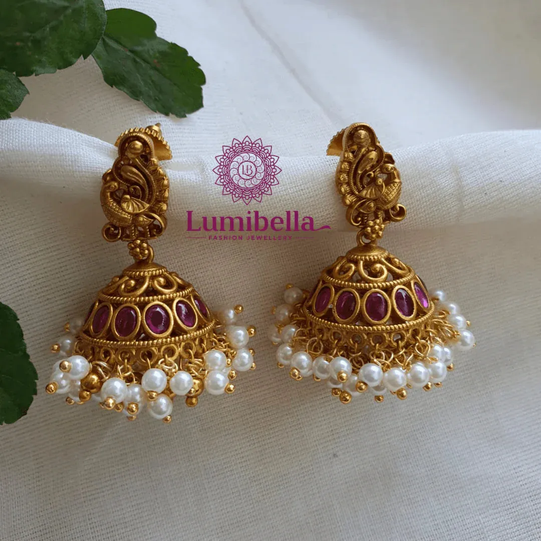 Peacock Earrings Jhumka